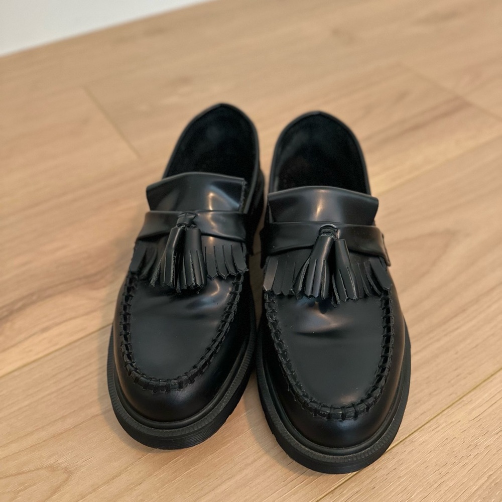 Dr. Martens Black Tassel Loafers